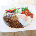 肉バル ココロ - ココロ風ロコモコプレート