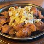 肉バル ココロ - ねぎダレ砂ぎもココロ風