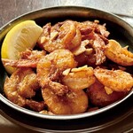 肉バル ココロ - ガーリックシュリンプフライ