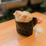 寿し辰 - 自然薯軍艦♡海苔との相性も抜群(*^-')b 