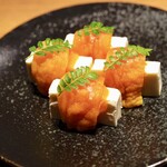 あんぽ柿とクリームチーズ