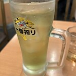日高屋 - 緑茶ハイ