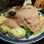 ふぐ 福治 - ふぐちり 具材 2014.12.x