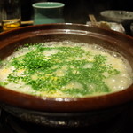 ふぐ 福治 - 〆の雑炊 ふぐちりの出汁を使って 2014.12.x