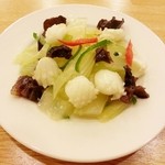泰山 中華料理 - イカとセロリの和え物