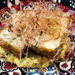 食堂とだか - 子持ち昆布フライ，自家製タルタルソース