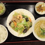 翠苑 - 八宝菜セット