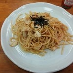 得一 - ガーリック明太子パスタ