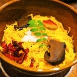 すっぽん鍋 鱧料理 三栄 - 冬三昧コース（蒸し寿司）