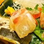 すっぽん鍋 鱧料理 三栄 - 冬三昧コース（鯛の昆布〆）