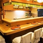 すっぽん鍋 鱧料理 三栄 - カウンター席