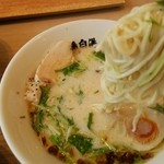 らーめん錦 - 白湯鶏塩