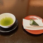 あさば - 満天星のお部屋　　お着きのお菓子