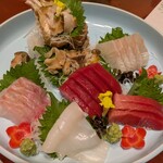 楽酔 - お刺身盛り合わせ