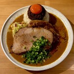 吉田カレー  - ミックス 小・キャベツアチャール・豚 小・松阪ポークももローストポーク