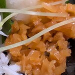 山助 - 紅しょうが！これが何故か味が合う。