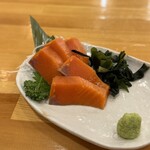 壱の座 有楽町串酒場 - トロサーモン刺し