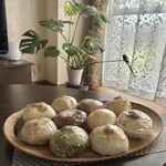 HAVE A NICE DAY PINKY BAGLE - モンちゃんと一緒は、お決まりポーズ、テヘッ(≧∀≦)