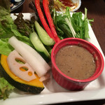 くりから - 肝のバーニャカウダ