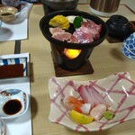 野蒜山荘 - 夕食は皿数がスゴイ！
