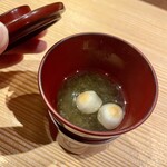 江戸富士 - 吸い物 優しいけど美味しい出汁でしたー！