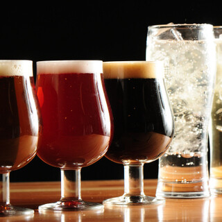 季節ごとに楽しめるクラフトビールなど多彩なドリンクをご用意！