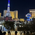 HOTEL BELLAGIO - この川面で噴水ショーが(失礼､ｼｮｰ中は見るのに夢中で…)