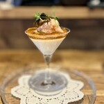 Carpe Diem - 魚介のタルタルのカクテル仕立て