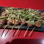 百坊 - トマト肉巻き　炭火焼きで美味〜い