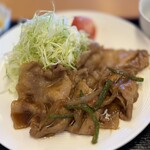 つくしんぼ - 肩ロースの絵に描いたような生姜焼き！