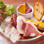 アル ソリーソ - 本日の前菜盛り合わせ