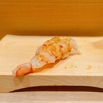 鮨と天ぷら にほんのうみ - 赤海老