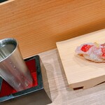 鮨と天ぷら にほんのうみ - 獺祭