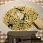 ミラネーゼ - 姫ホタテの青海苔クリーム