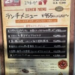 ミラネーゼ - 入り口メニュー