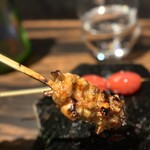 鳥さと - 希少部位2串　ハラミ、食道