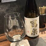 鳥さと - 日本酒　写楽　純米吟醸　福島県