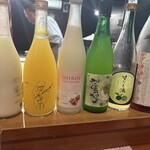 佳肴岡もと - 実はデザート酒までこの揃え