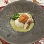 佳肴岡もと - ふぐと白子とうに