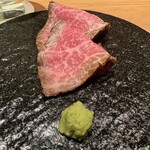 すすきの焼肉きらく - 熊本産　和王　ローストビーフ