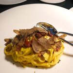 SETTIMO ROMAN CUISINE ANDTERRACE - トリュフ載せカルボナーラ