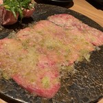 すすきの焼肉きらく - スーパーネギたん塩　レモン除いたバージョン