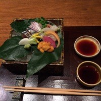 呼月 - 向付　お造り三種