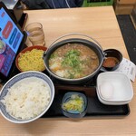 吉野家 - 料理写真:牛肉玉ラーメン鍋膳