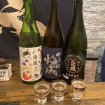 えびと馬肉と日本酒 - 