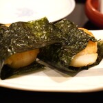 小笹寿し - 帆立のつけ焼き磯部