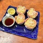 かに道楽 - 湯葉しゅうまい