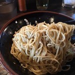 らぁめん小池 - よーく混ぜてまずはそのまま食す