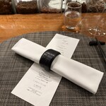 series - ナプキンとコース表