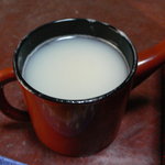 幸月庵 - ポタージュのような濃厚なそば湯